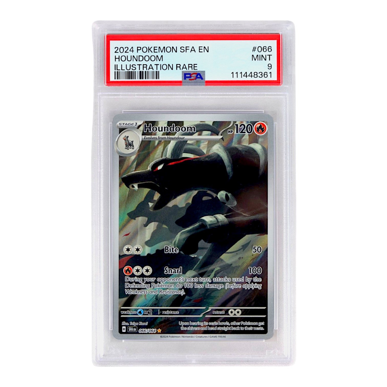 2024 Houndoom #066 PSA 9