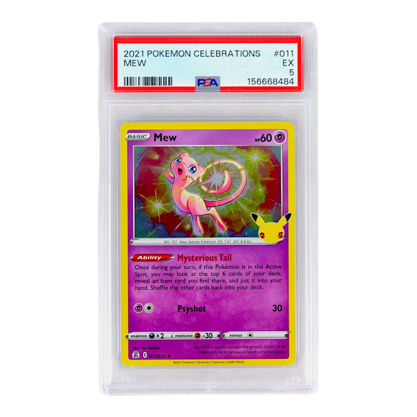 2021 Mew #011 PSA 5