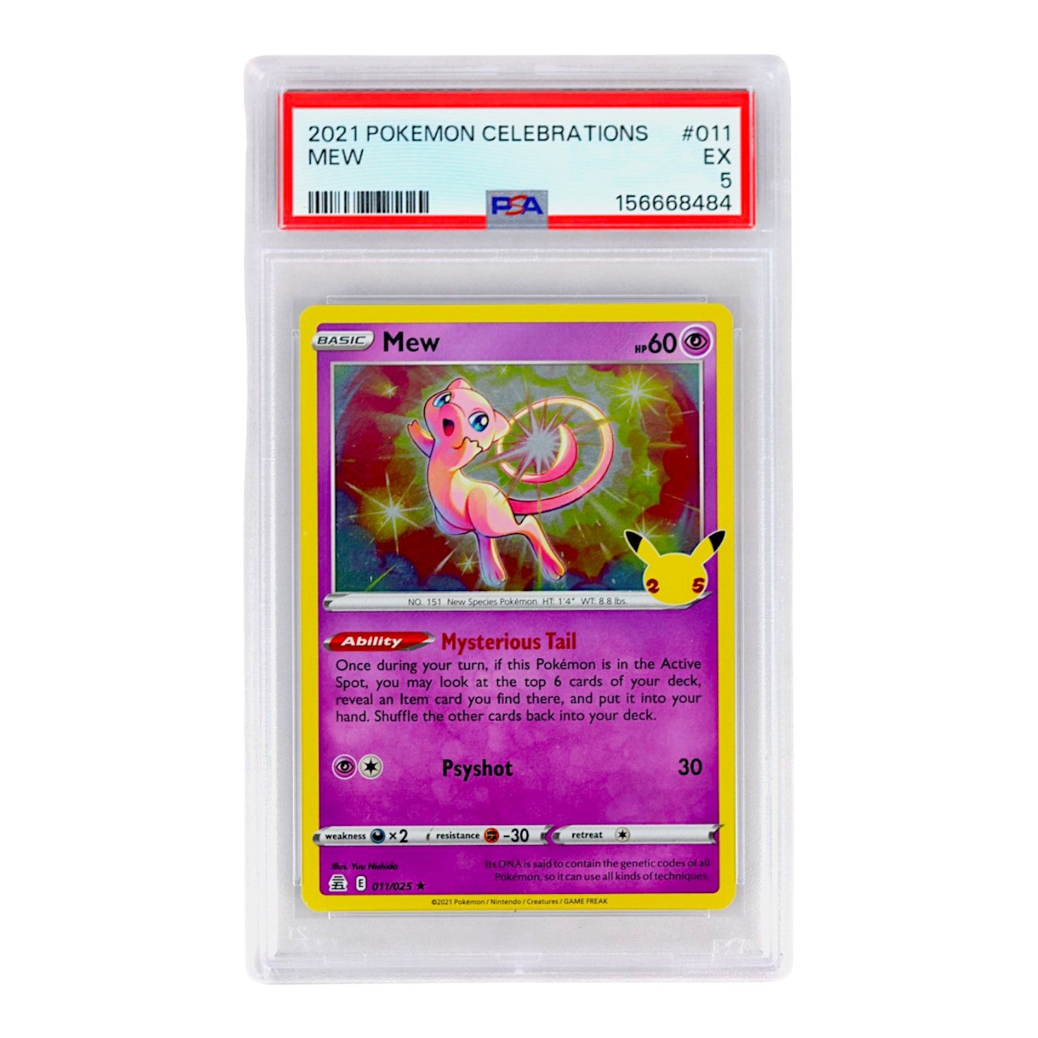 2021 Mew #011 PSA 5