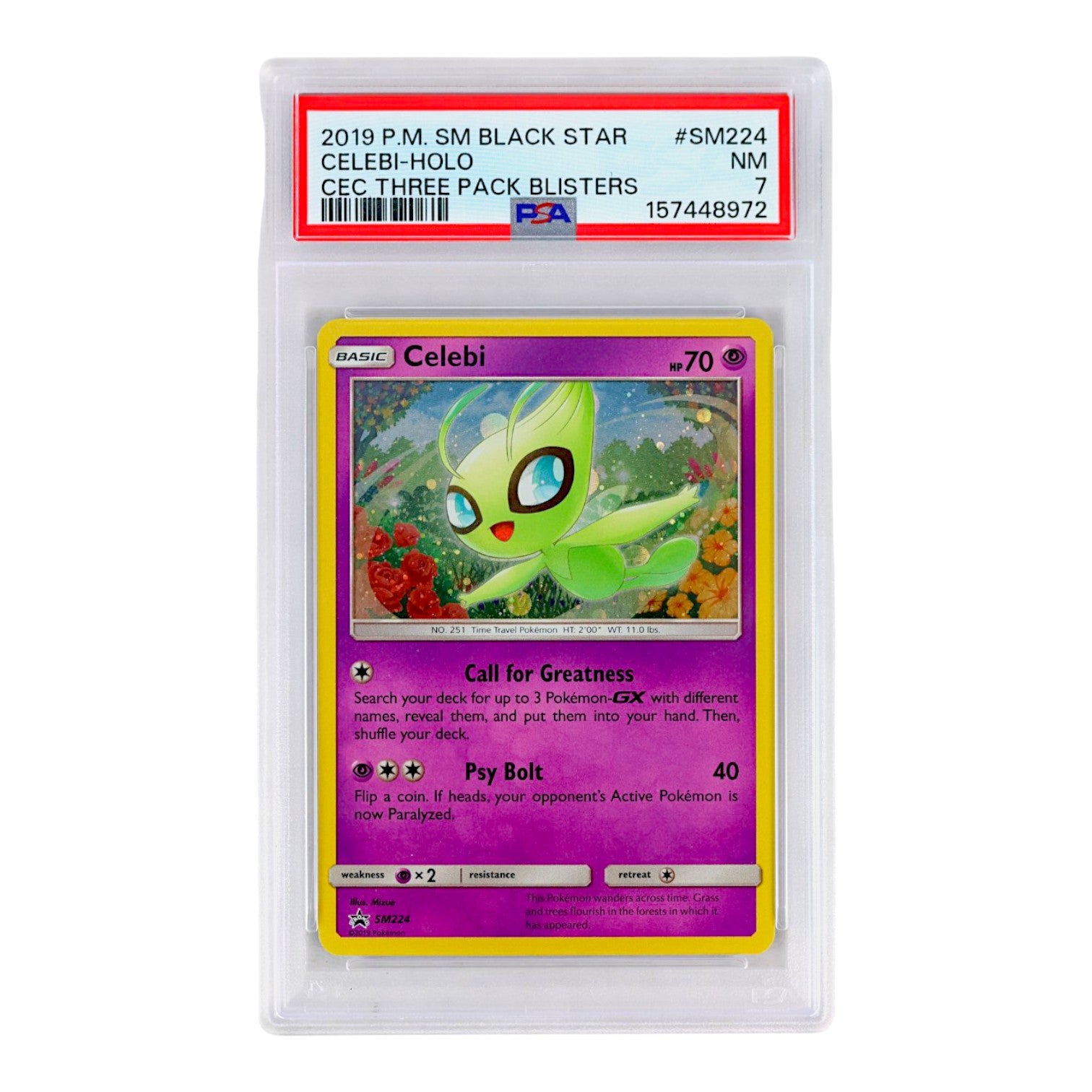 2019 Celebi-Holo #SM224 PSA 7
