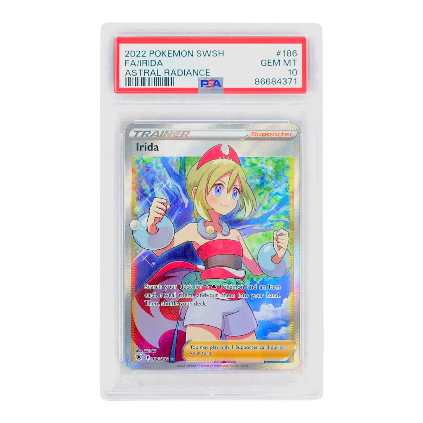 2022 Irida #186 PSA 10