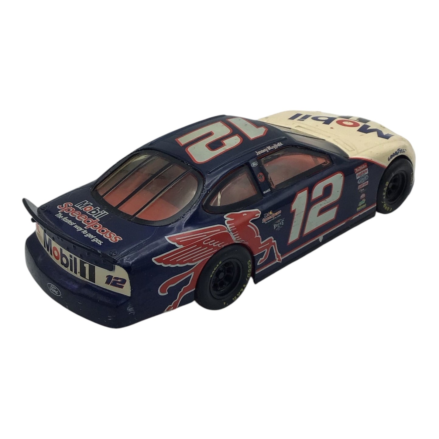 NASCAR Jeremy Mayfield #12 Mobil 1 Ford Taurus Diecast Car