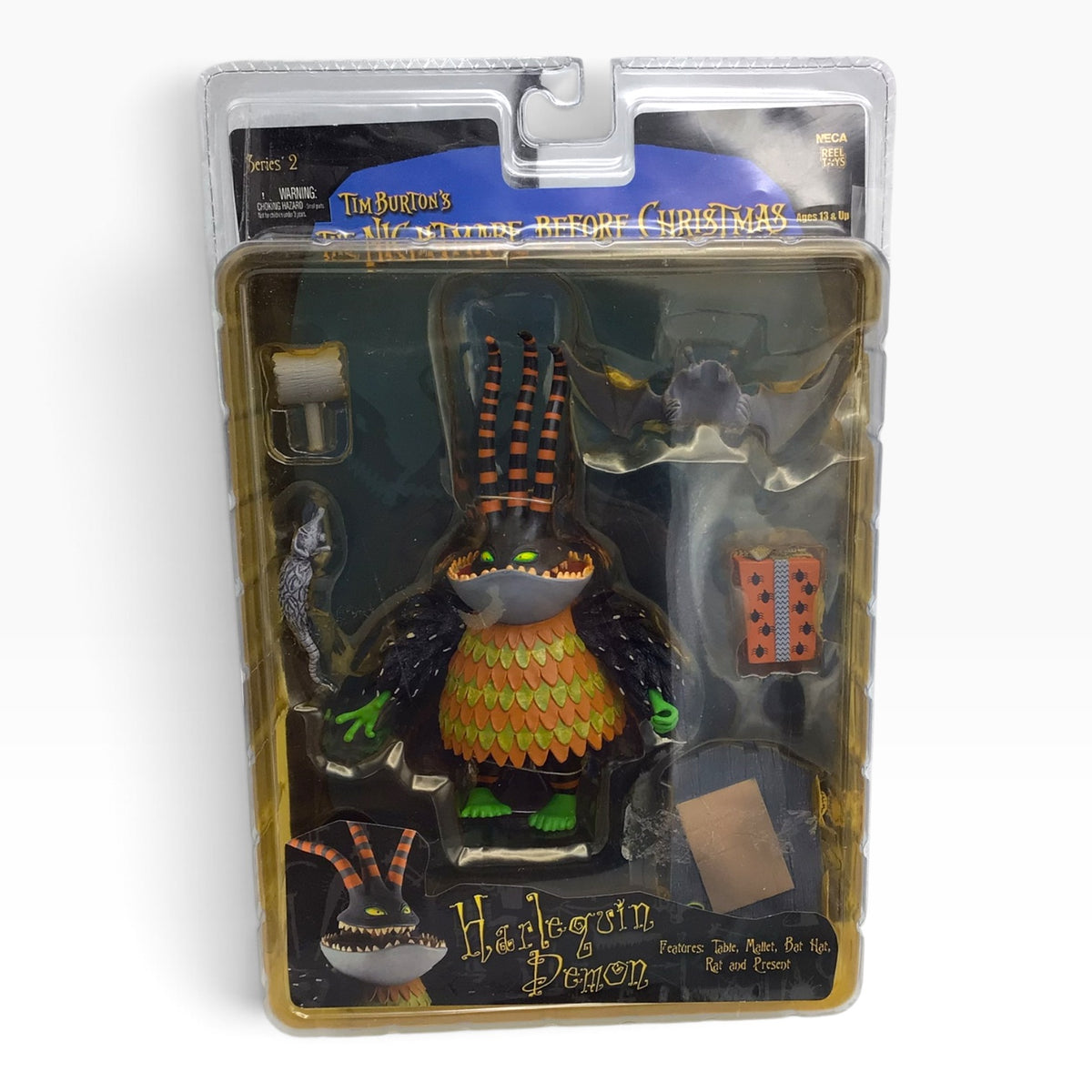 Tim Burton's The Nightmare Before Christmas Harlequin Demon Series 2 Action Figure – NECA Reel Toys