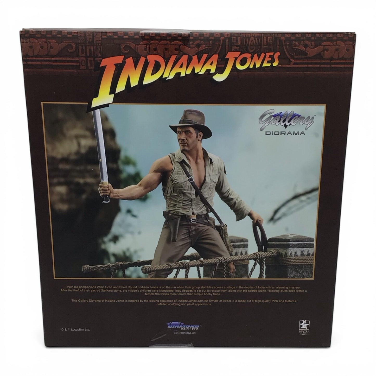 Gallery Diorama Indiana Jones Bridge Escape - Diamond Select Toys