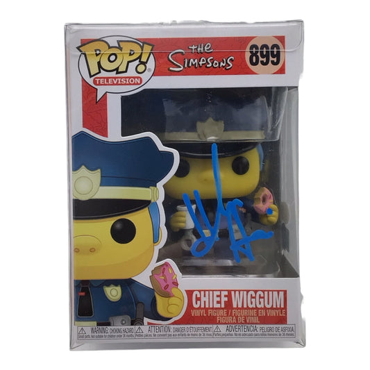 Funko Pop! Simpsons Chief Wiggum #899 Signed by Hank Azaria - JSA Certified