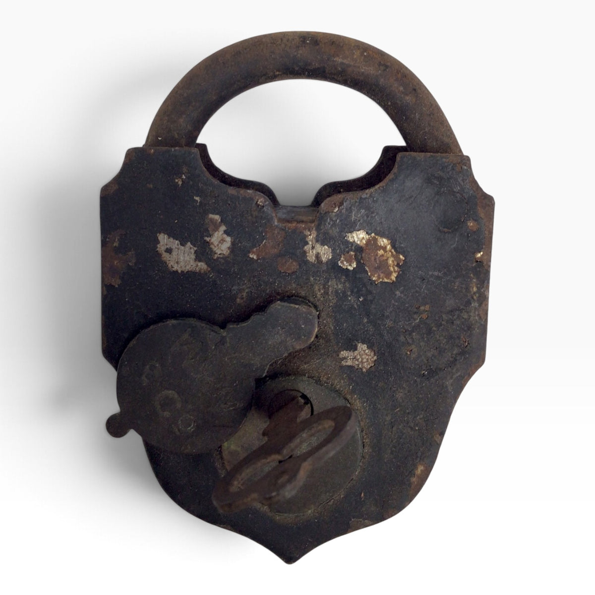 Antique W.W. & Co. William Wilcox Smokehouse Padlock – 19th Century