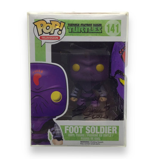 Funko Pop! Television TMNT Foot Soldier #141 - Signed by Guy Gilchrist