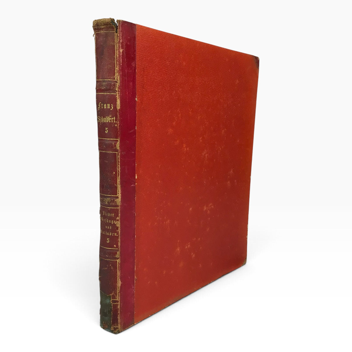 Franz Schubert Complete Compositions Volume 5 – Antique German Piano Music Sheet Book