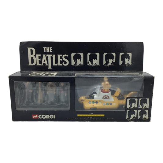 The Beatles Yellow Submarine w/ 54mm White Metal Beatles Figures - Corgi
