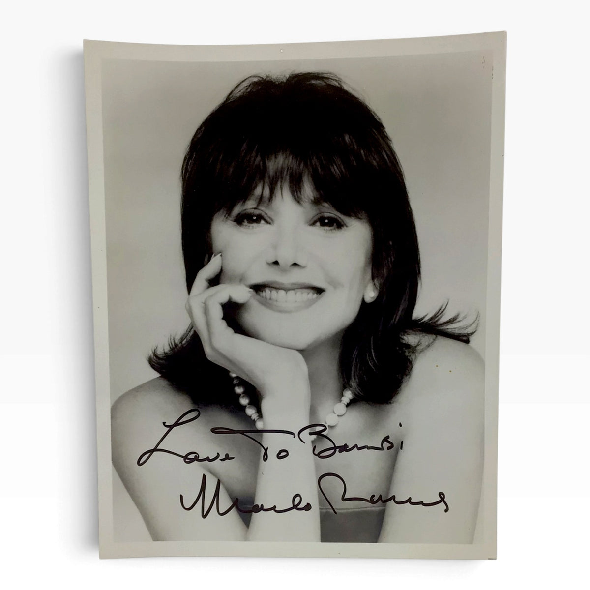 Marlo Thomas Signed 8x10 Photo – That Girl / Friends – Autographed Actress Photo