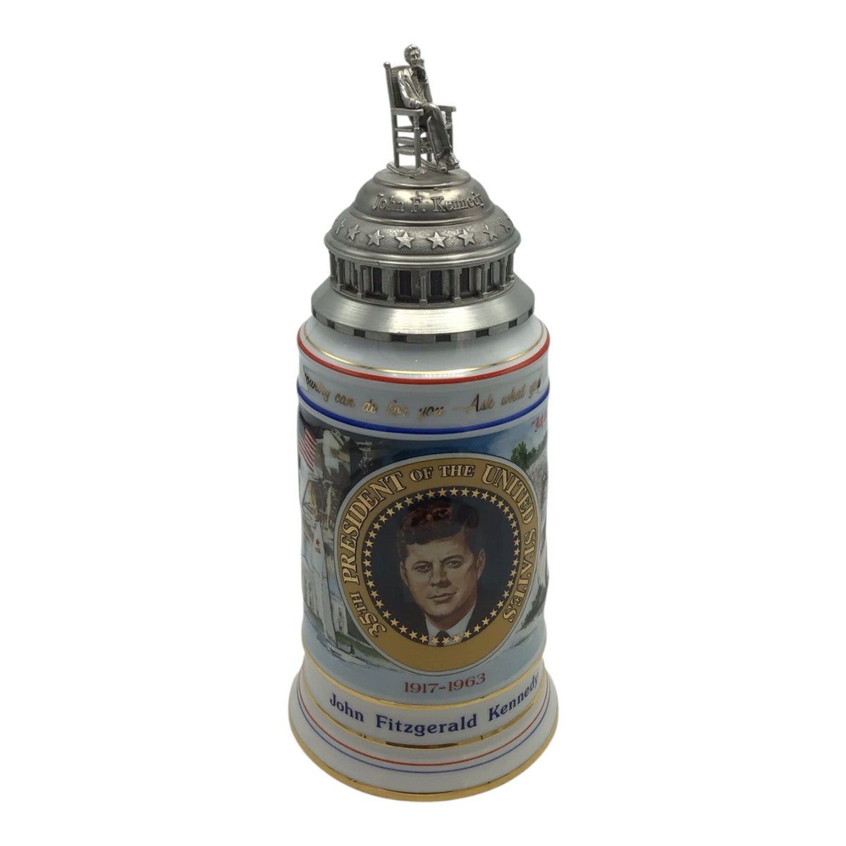 American Heritage Collection John F. Kennedy Stein