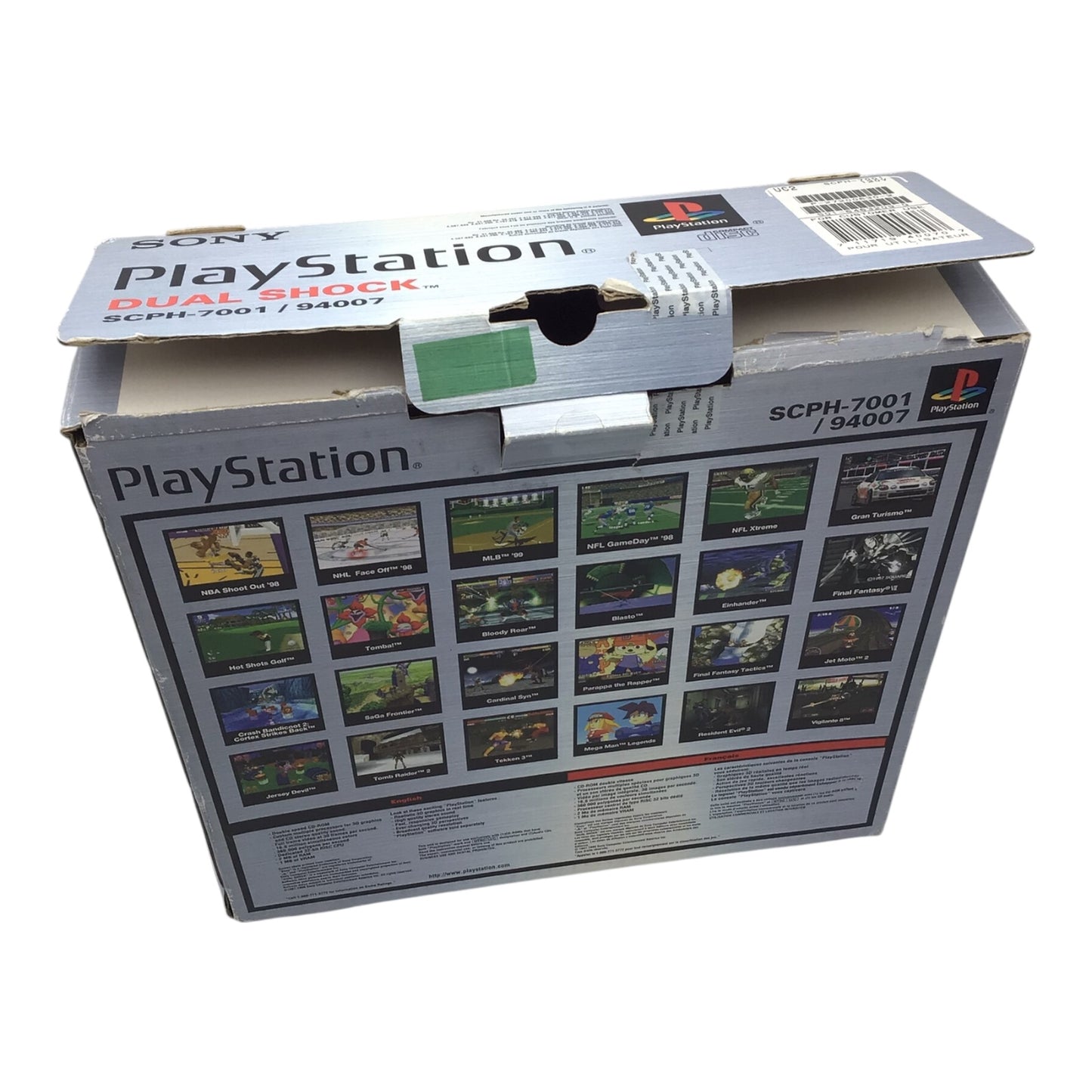 Sony PlayStation Dual Shock SCPH-7001 Original Console Box & Inserts – Box Only