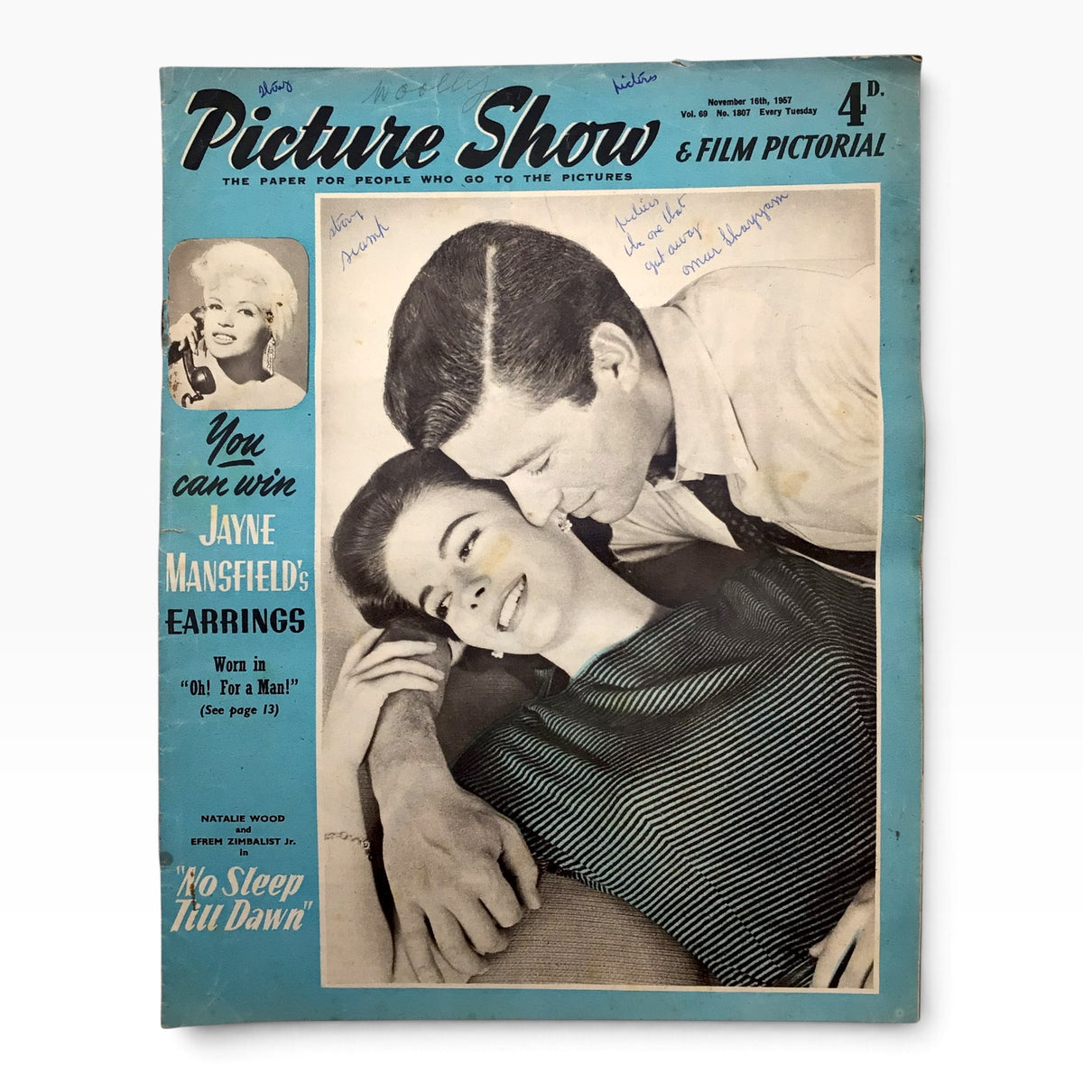 Vintage 1957 Picture Show & Film Pictorial British Film Magazine Set - 31 Issues