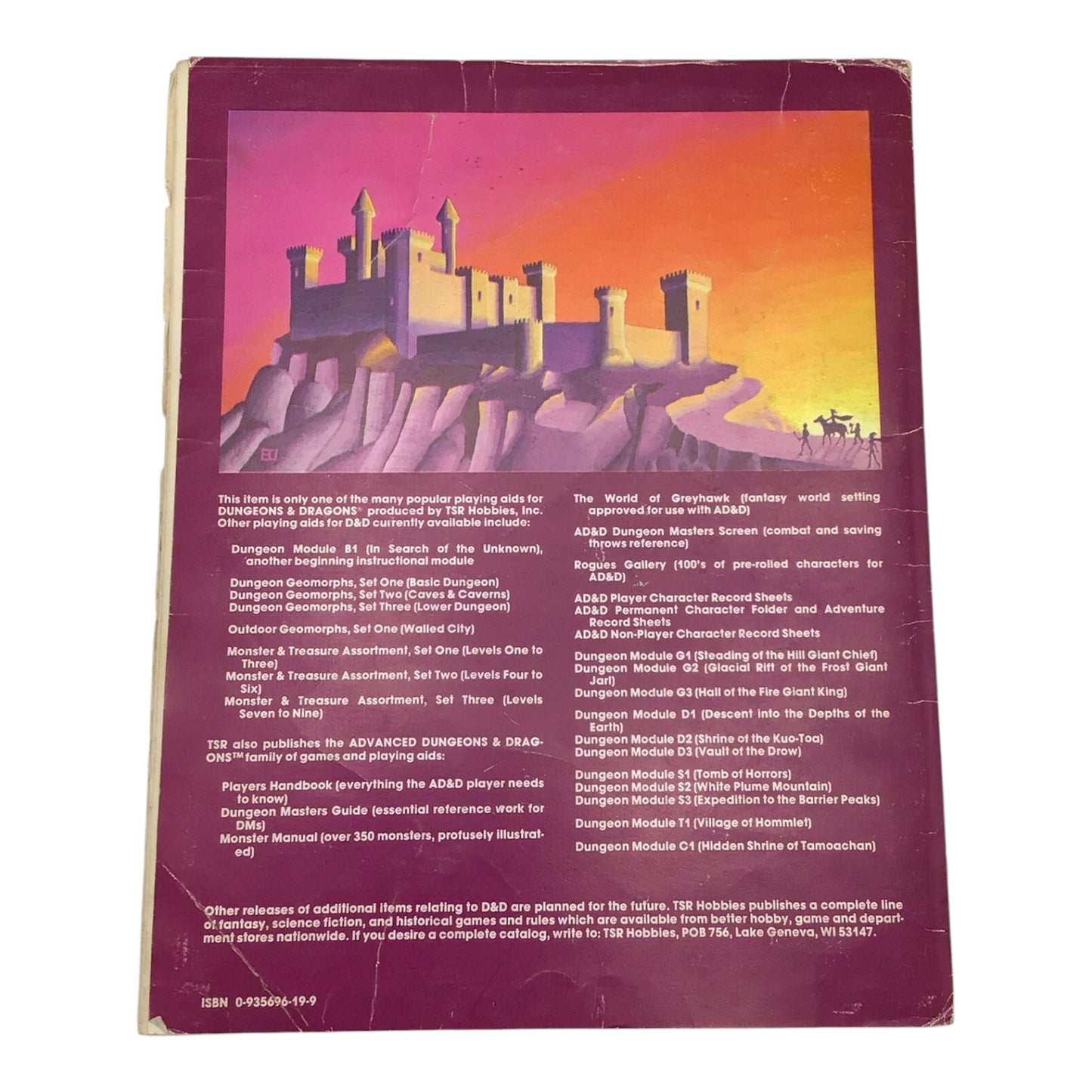 Dungeons & Dragons Module B2 The Keep on the Borderlands #9034 (1980)