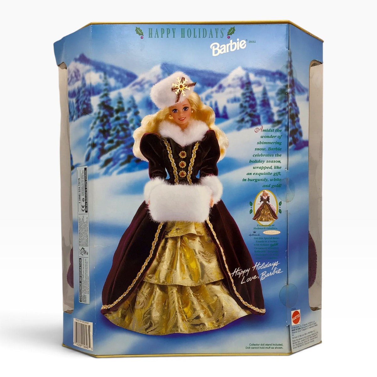 1996 Mattel Barbie Happy Holidays #15646 Special Edition - New in Box