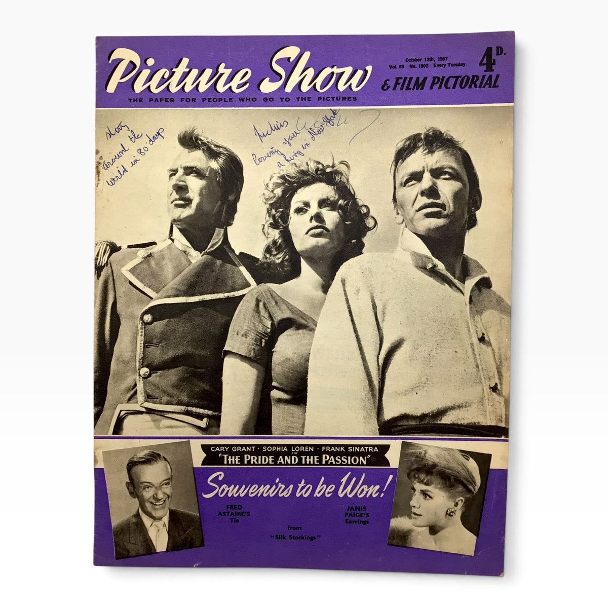 Vintage 1957 Picture Show & Film Pictorial British Film Magazine Set - 31 Issues