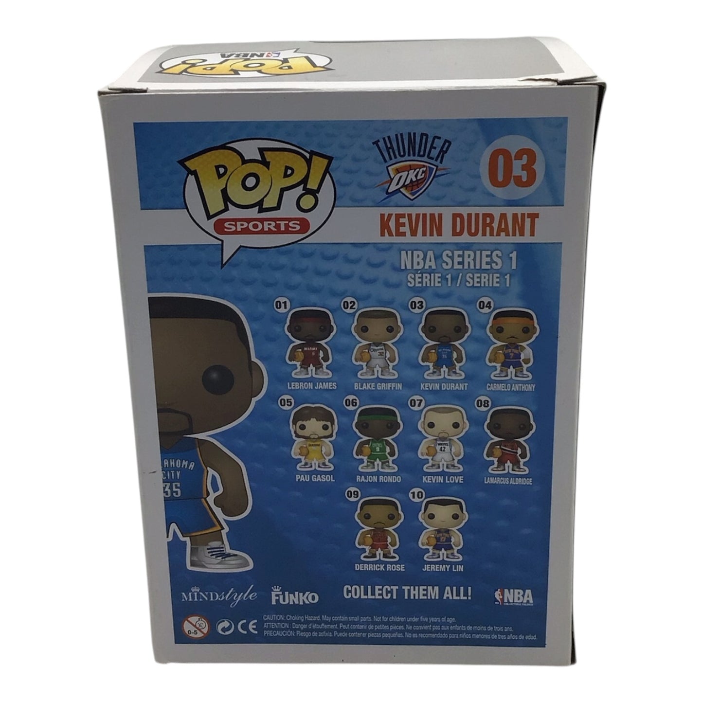 Funko Pop! NBA Kevin Durant #03 - Oklahoma City