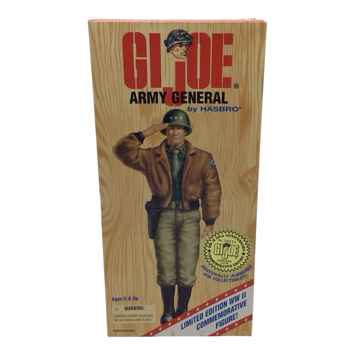 GI Joe Army General Limited WWII Commemorative Figure - Hasbro 1996