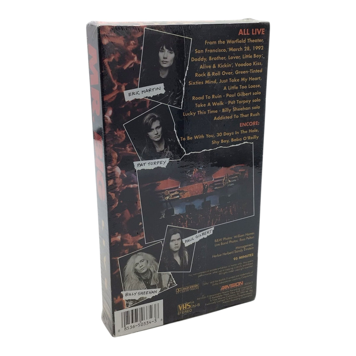 Mr. Big LIVE VHS Tape
