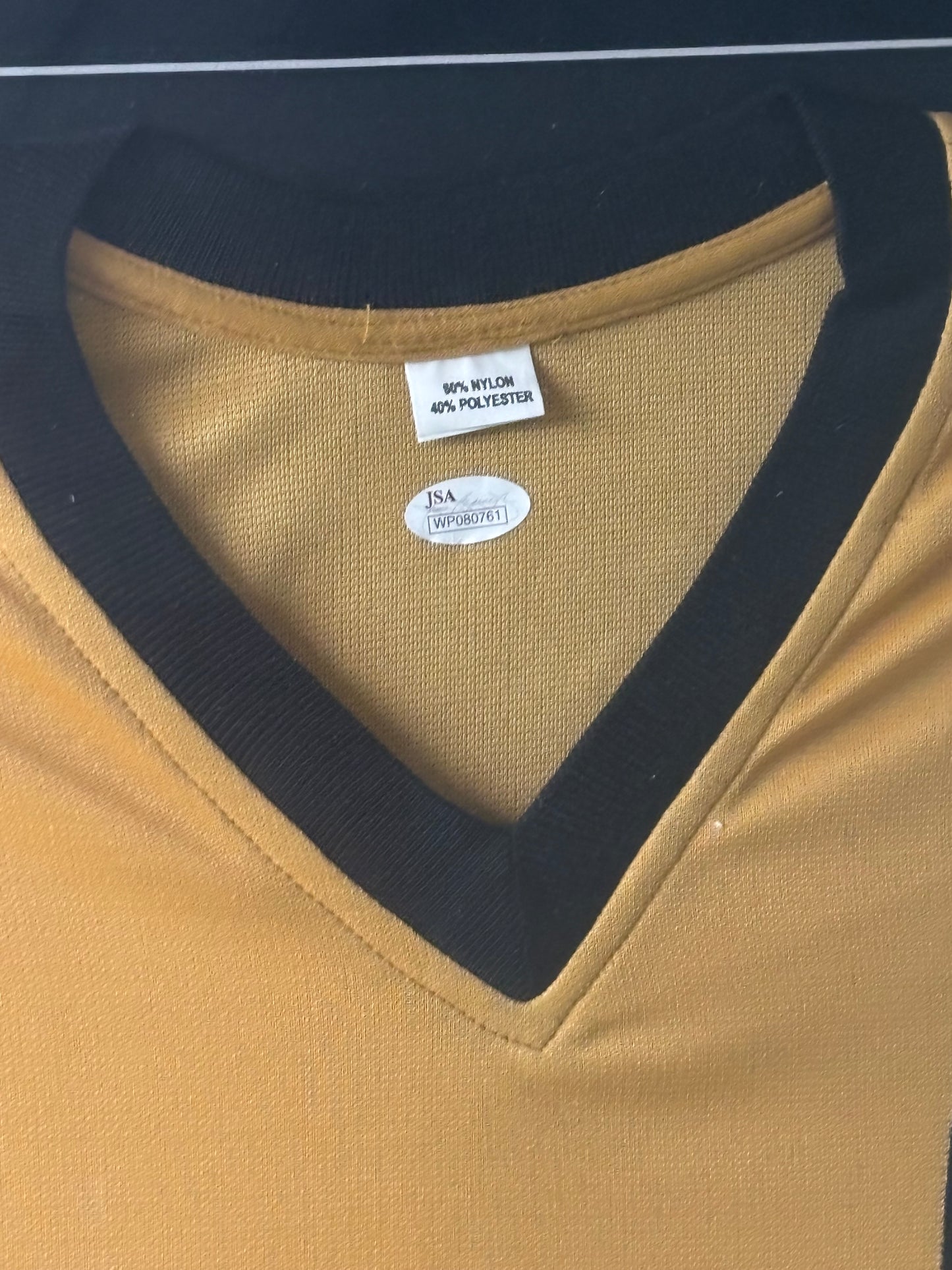 Framed Captain James T. Kirk Signed Uniform w/ JSA Cert & Court Martial Card