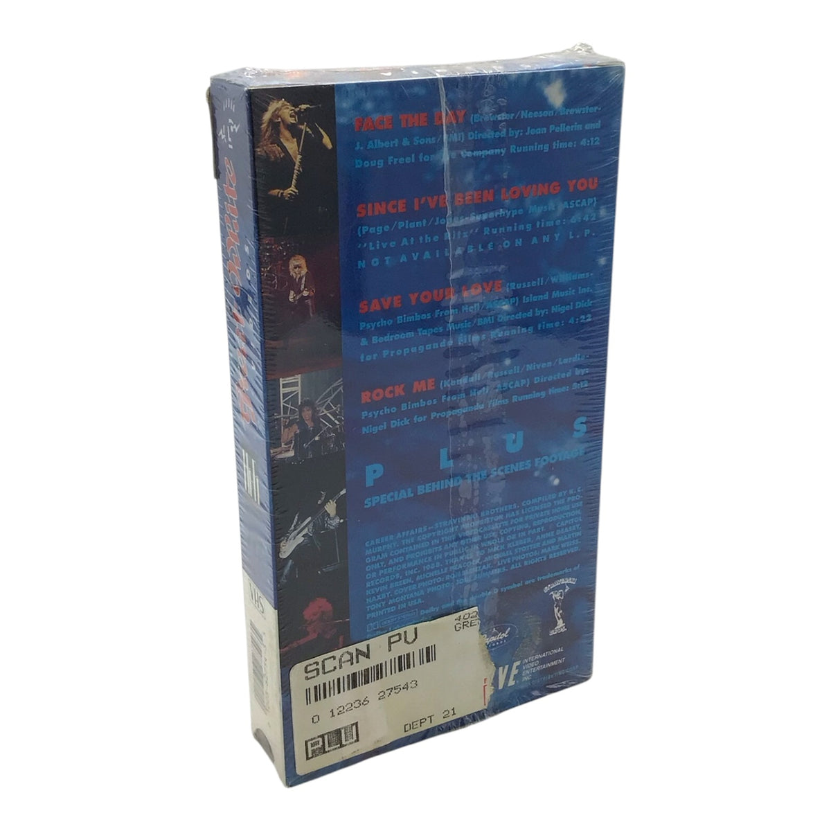 Great White Videos VHS Tape