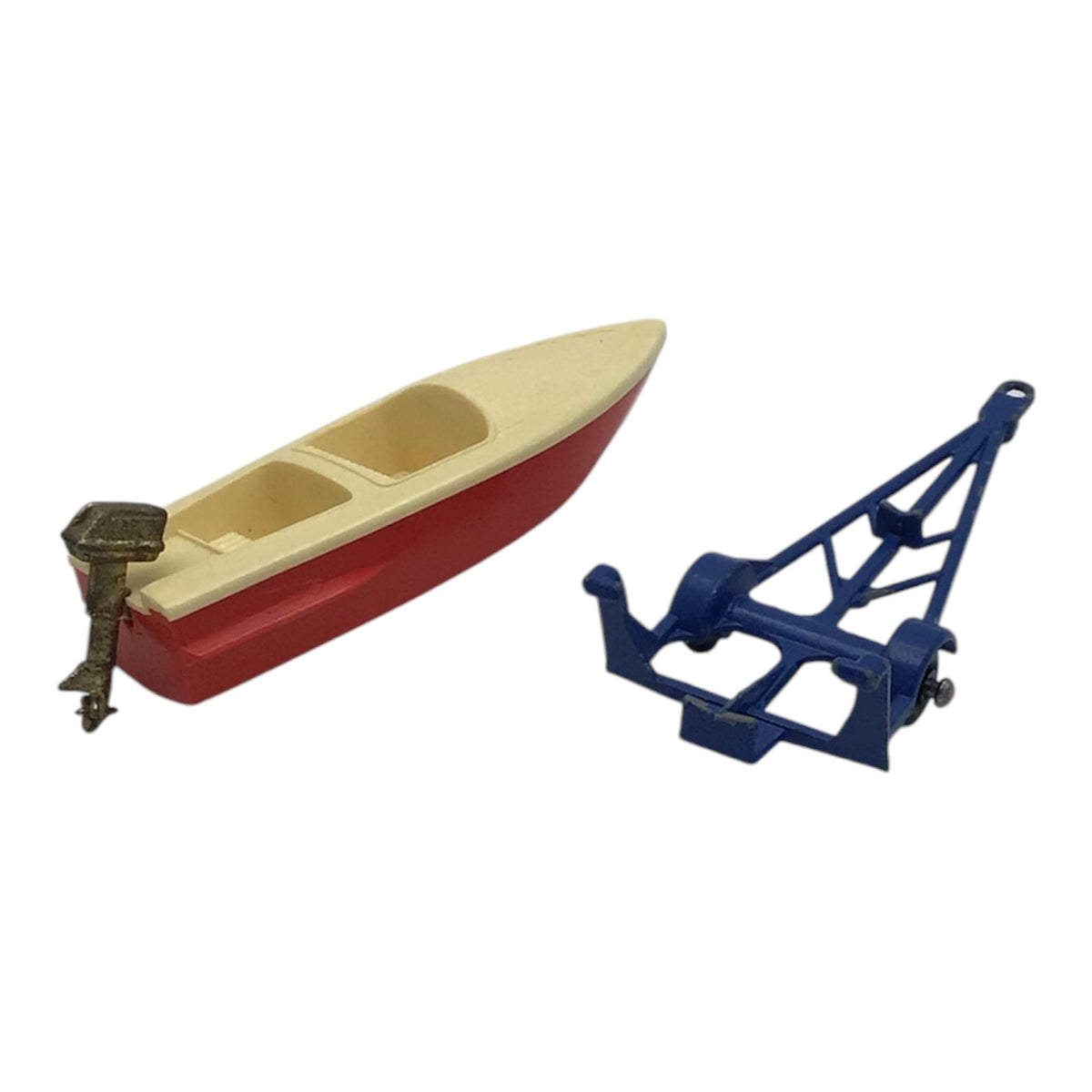 Lesney Matchbox Series No. 48 Sports Boat & Trailer w/ Original Box