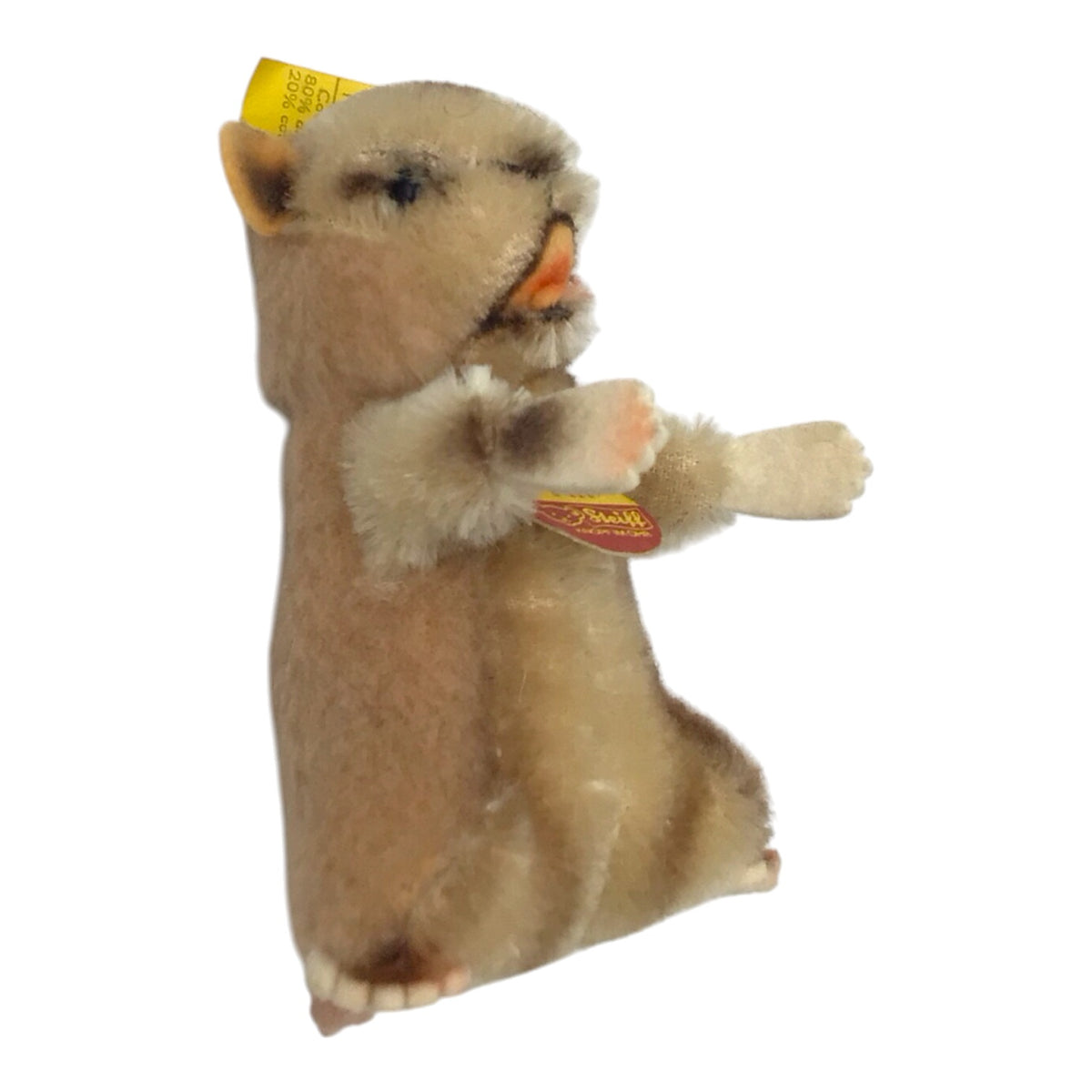 Miniature Mohair Toy Animal w/ Maker's Label Piff Mouse 2200/16