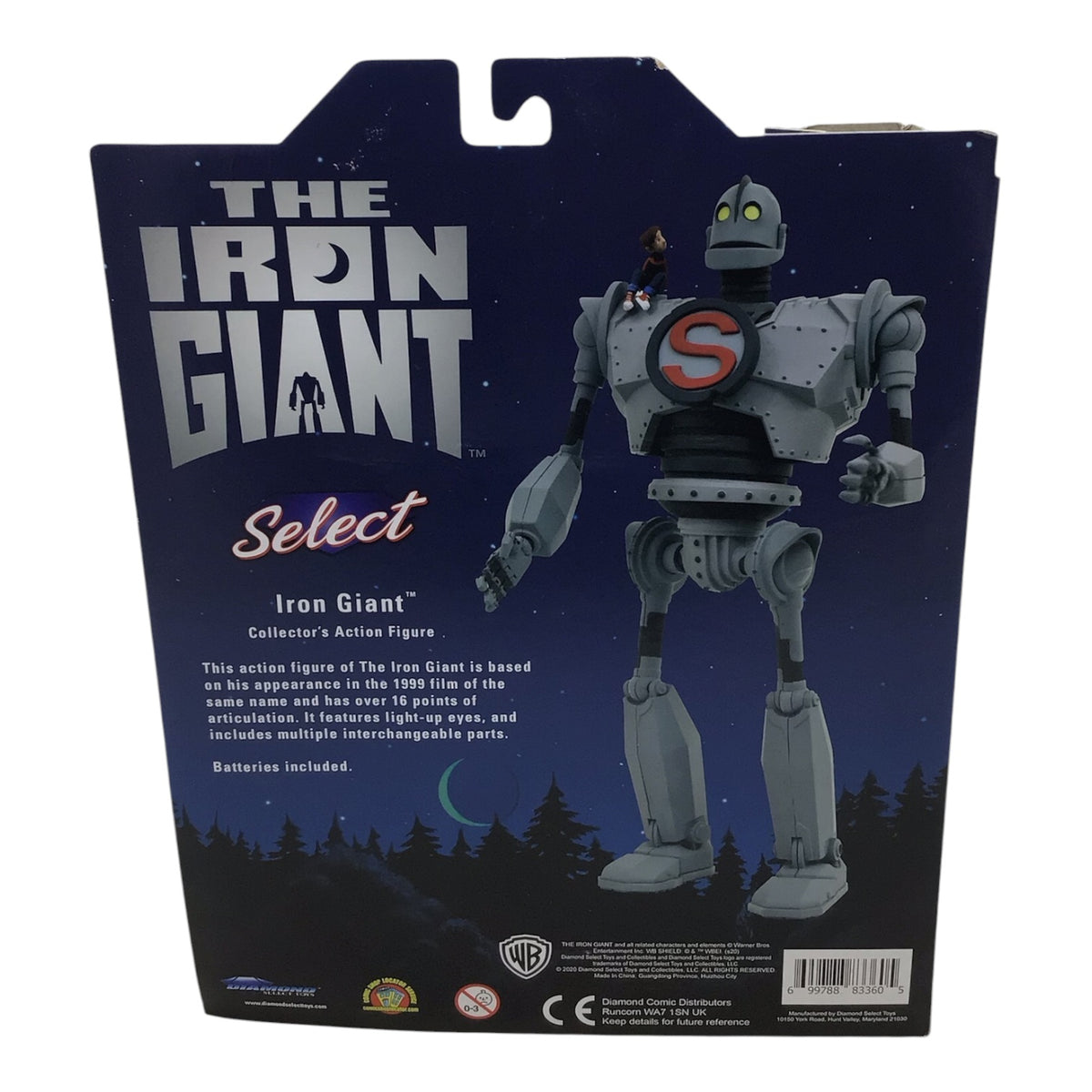 Iron Giant Collector's Action Figure w/ Light-Up Eyes (2020) - New in Box