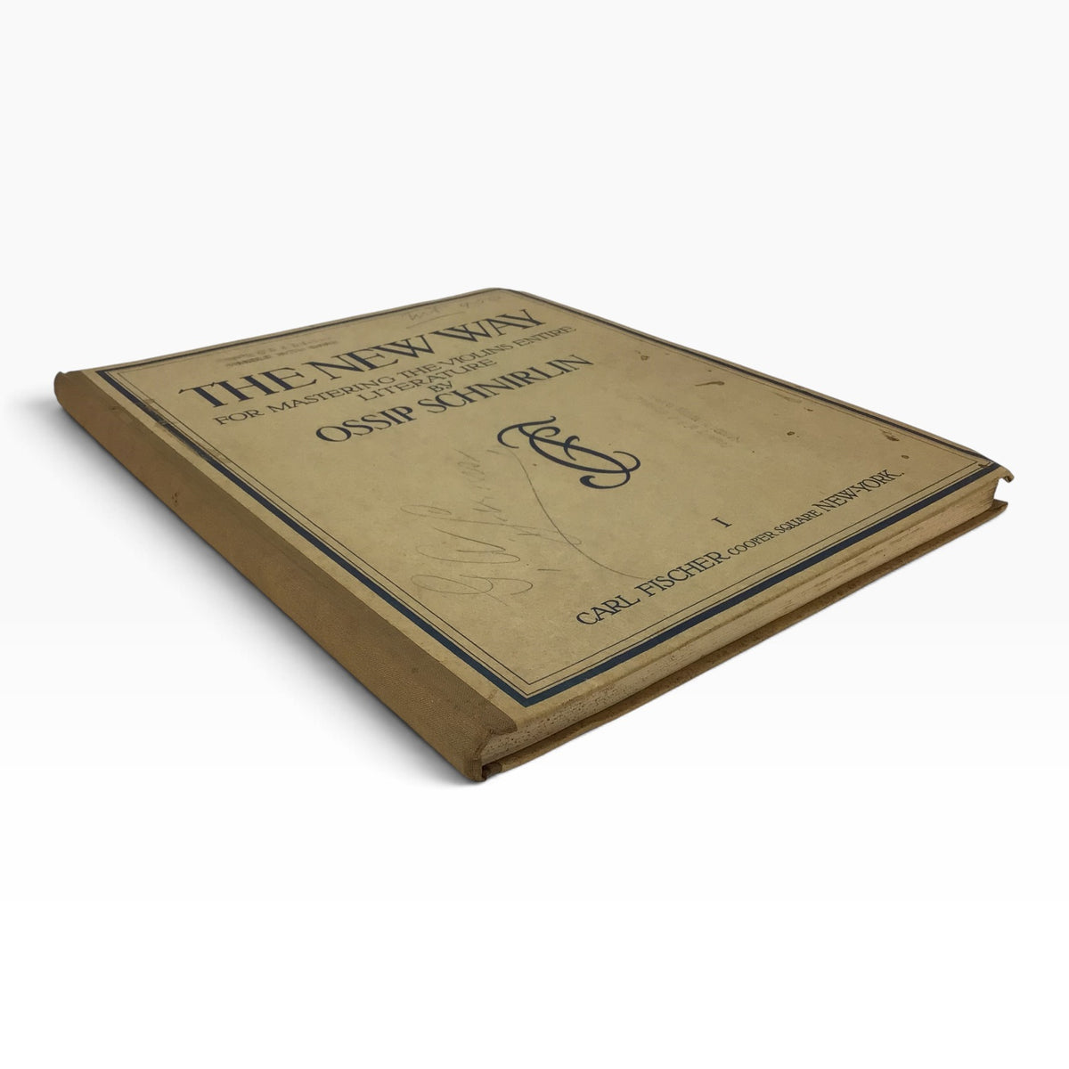 The New Way for Mastering the Violin’s Entire Literature Ossip Schnirlin – Antique 1920s Violin Music Book, Part I