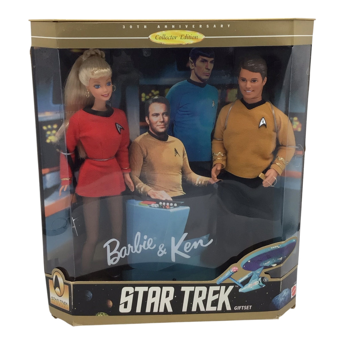 Barbie & Ken 30th Anniversary Collector Edition Star Trek Giftset