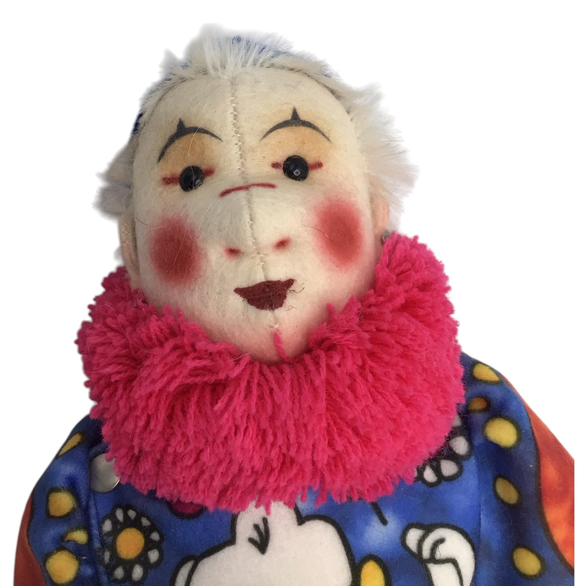 German Steiff Corolo Clown Felt Doll 9130/43 - Numbered 88/89