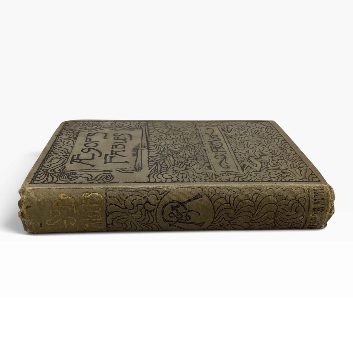 Antique Aesop's Fables 1889 Illustrated Edition – Pollard & Moss – Vintage Book