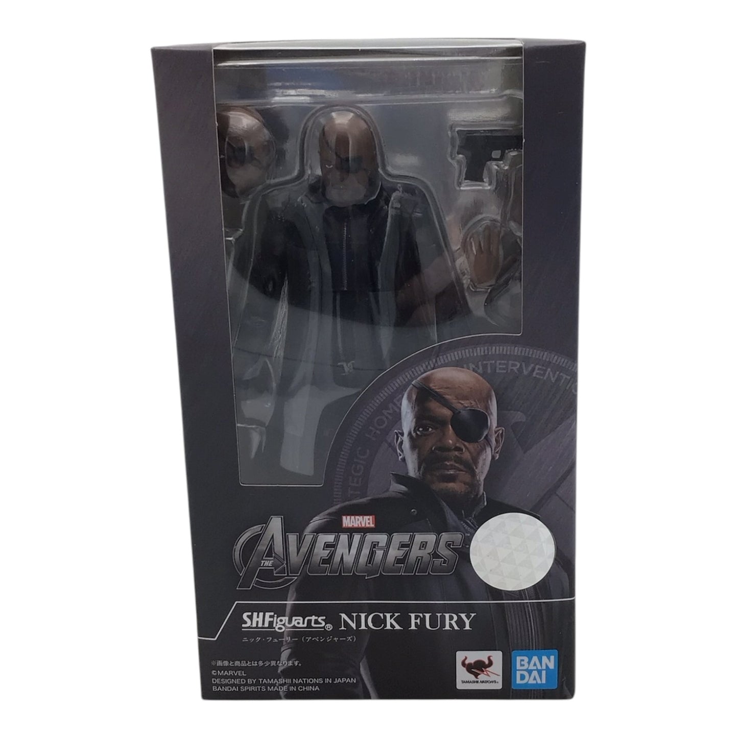 S.H.Figuarts Marvel Avengers Nick Fury Figure - New in Box