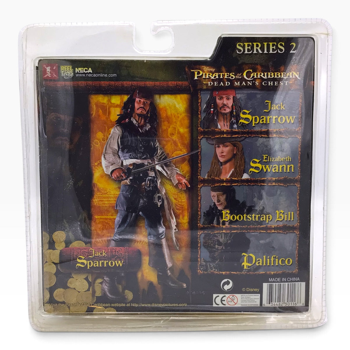 Pirates of the Caribbean: Dead Man's Chest Jack Sparrow Series 2 Action Figure – NECA