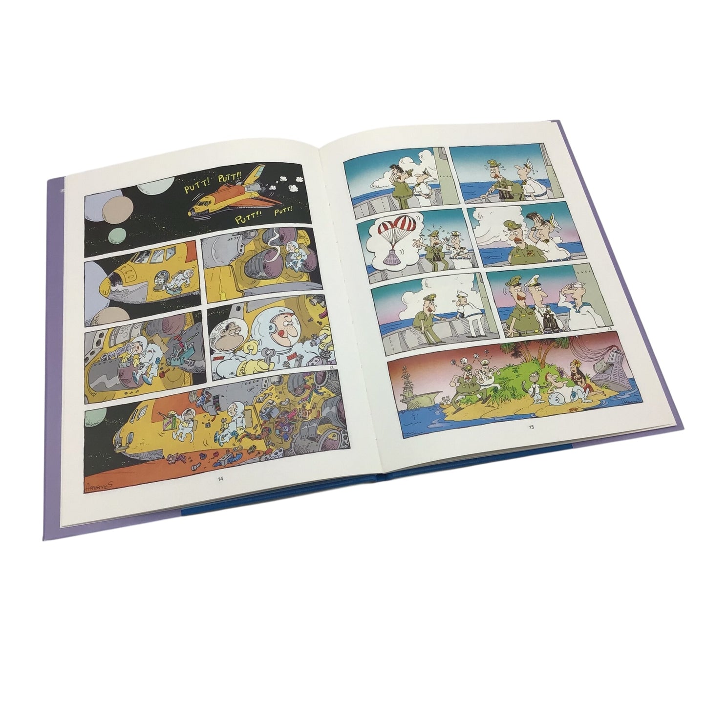 Sergio Aragonés' Buzz & Bell Space Cadets: Book One Hardcover – 1991 Signed