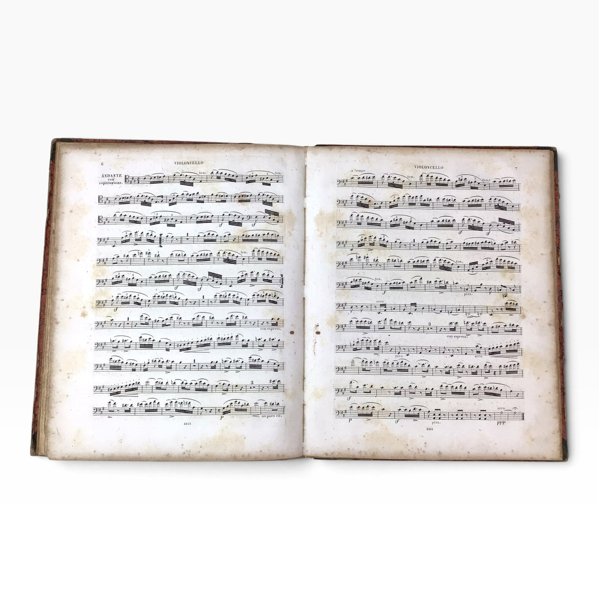 Antique French C.G Reissiger Piano Trios #1–12 Set of 4 Music Books – Violin, Cello & Piano