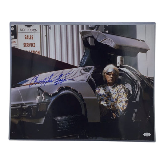 Christopher Lloyd Autograph JSA Certified - 16x20 Color Photo