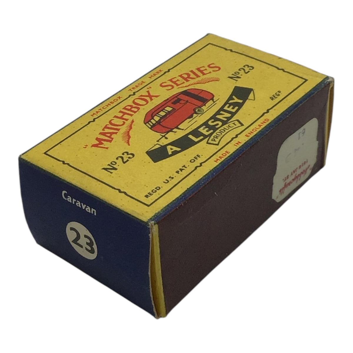 Lesney Matchbox Series No. 23 Caravan w/ Original Box