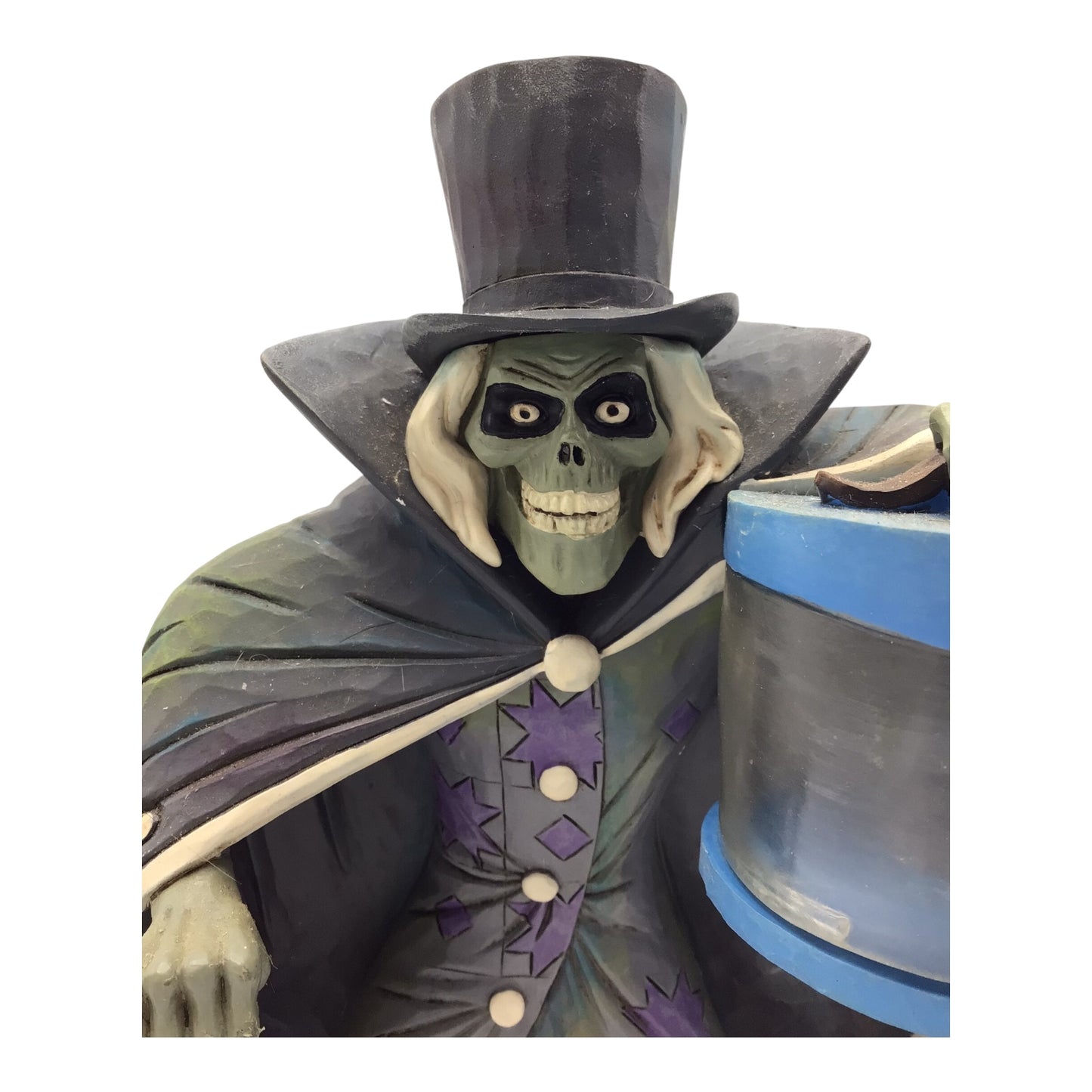 Enesco Disney Traditions Hat Box Ghost Figurine – Haunted Mansion Collectible by Jim Shore