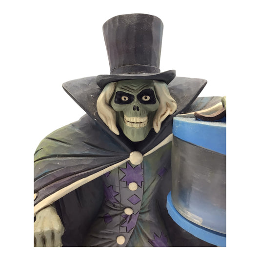 Enesco Disney Traditions Hat Box Ghost Figurine – Haunted Mansion Collectible by Jim Shore
