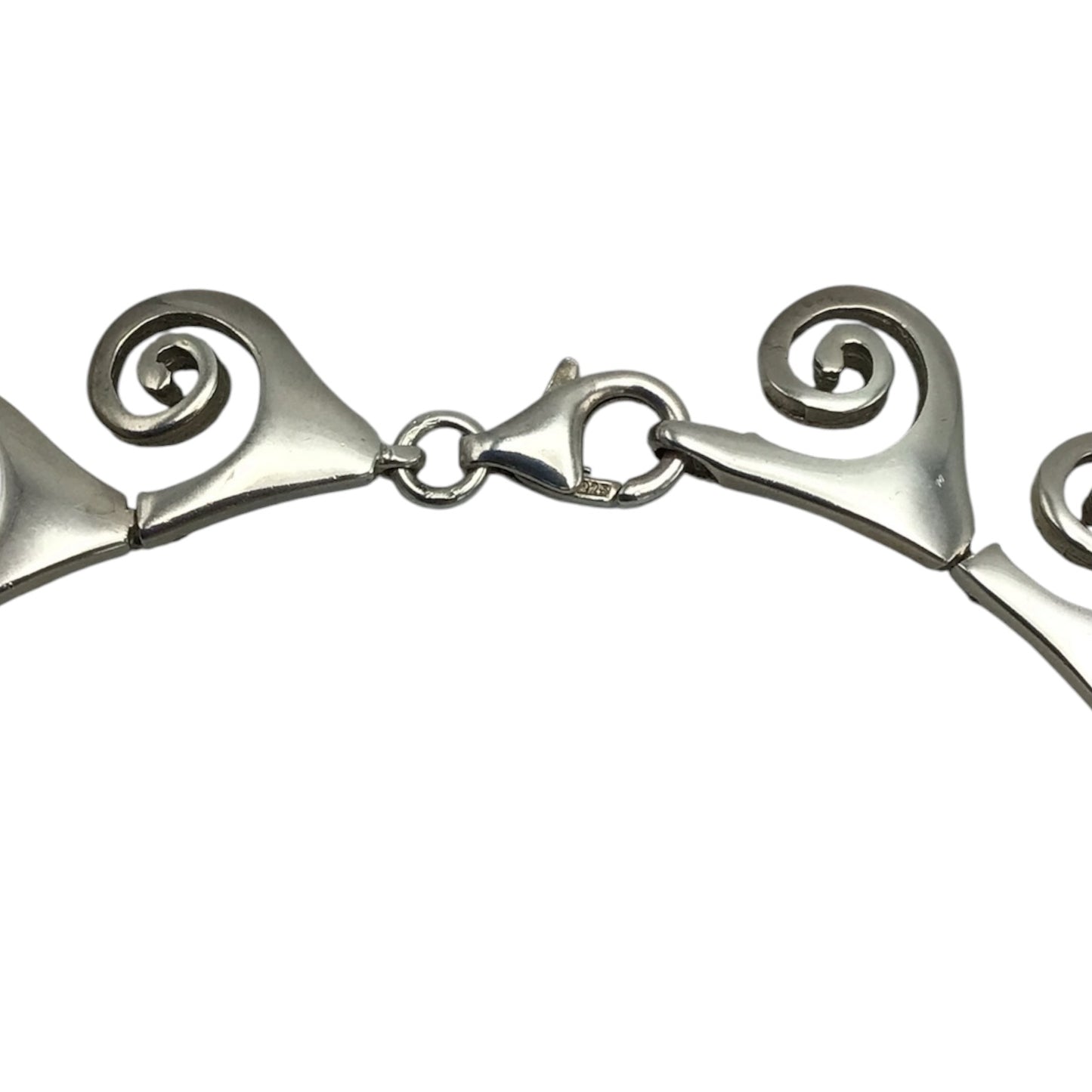 Silver Spiral Necklace - Sterling Silver 925