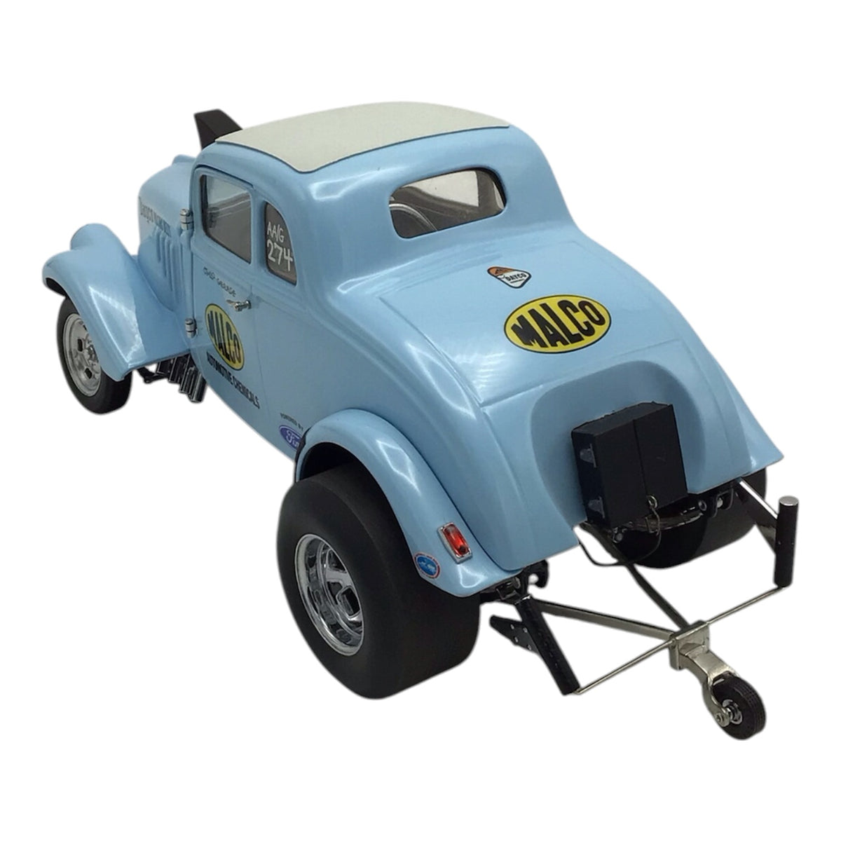 1:18 Scale 1933 Willys Gasser Malco Auto Chemicals Diecast Model