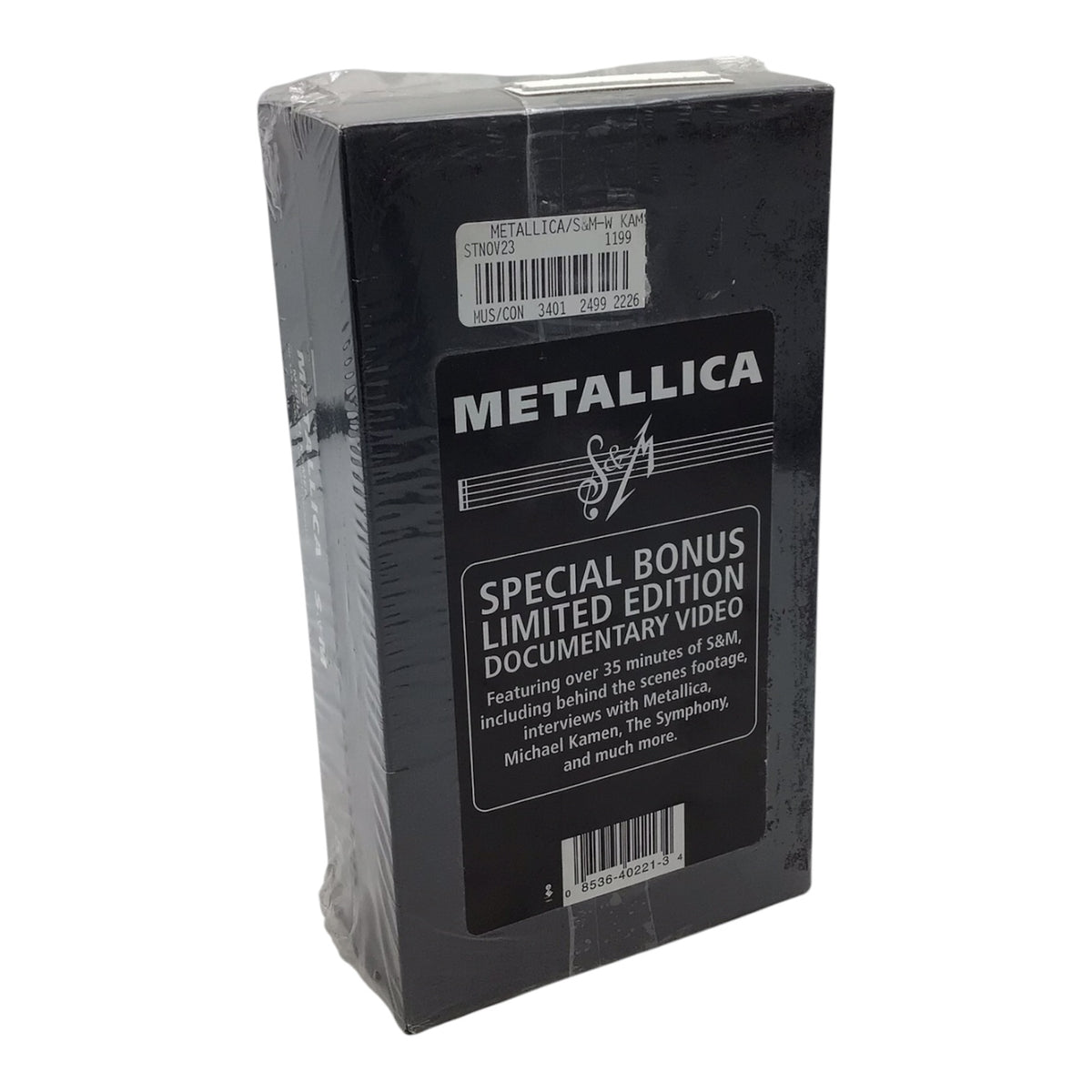 Metallica w/ Michael Kamen Conducting The San Francisco Symphony Orchestra & Documentary Video VHS Tapes