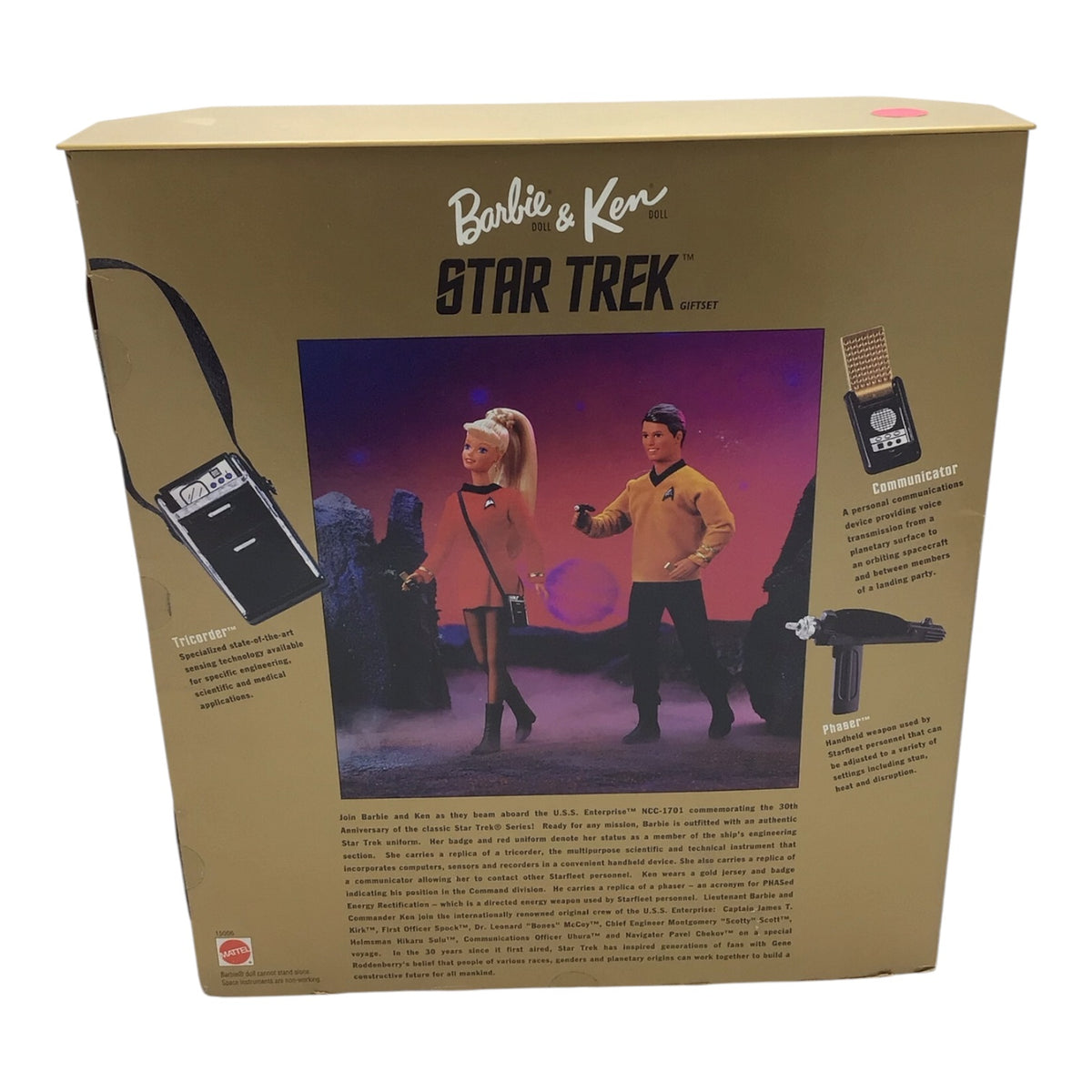 Barbie & Ken 30th Anniversary Collector Edition Star Trek Giftset