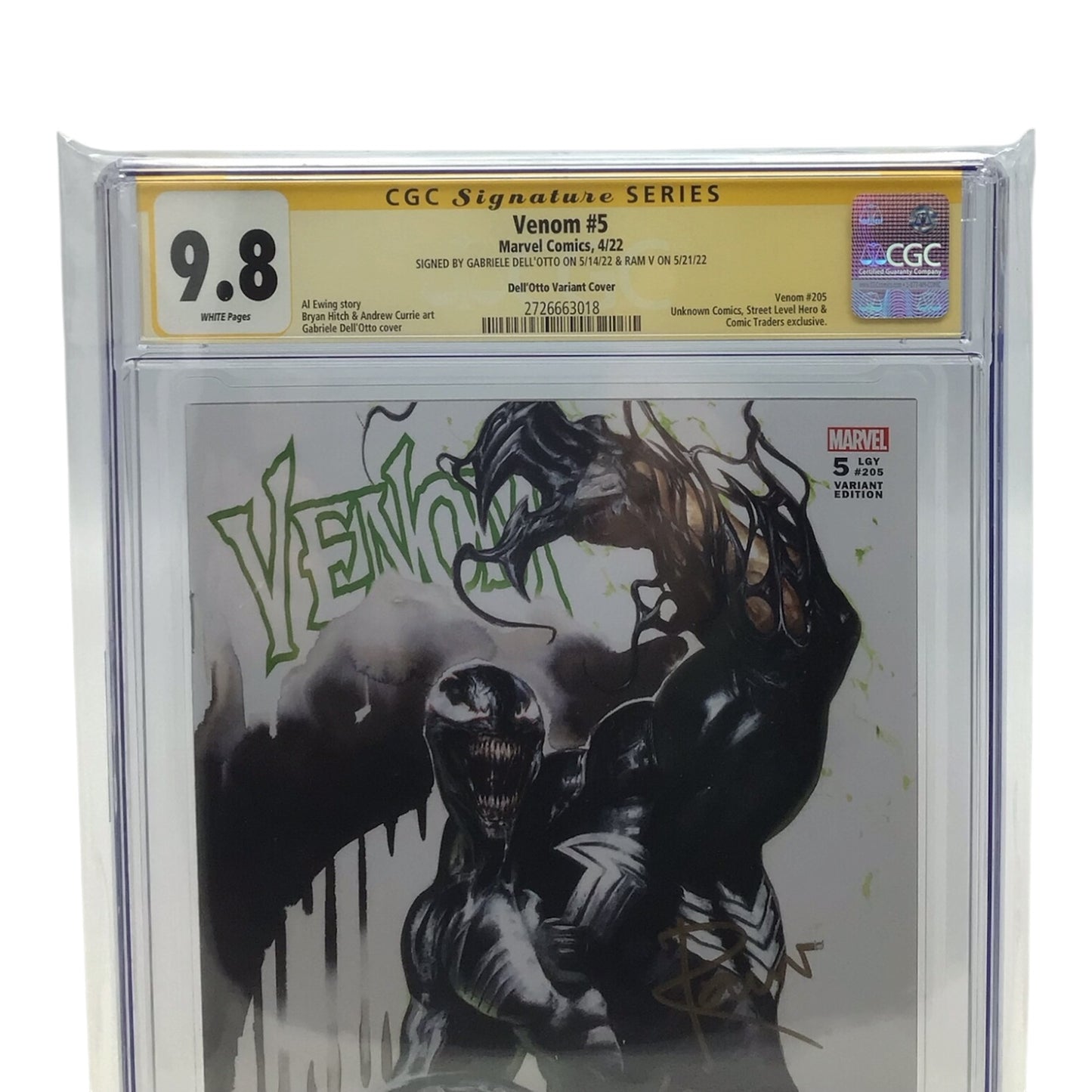Venom #5 - CGC Signature Series Graded 9.8