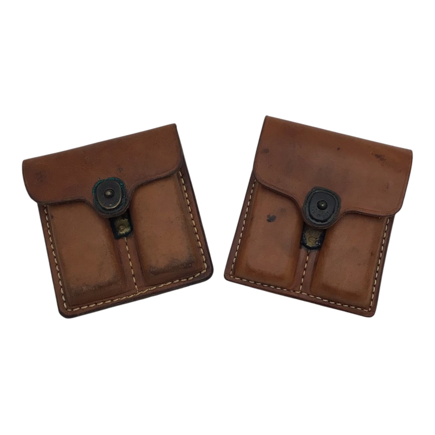 Tan Leather Dual Magazine Pouch Set of 2 - El Paso Saddlery
