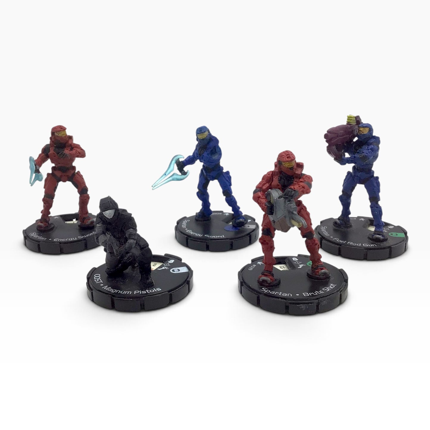 WizKids Halo ActionClix Lot of 5 Assorted Figures – 2007 Collectible Miniatures