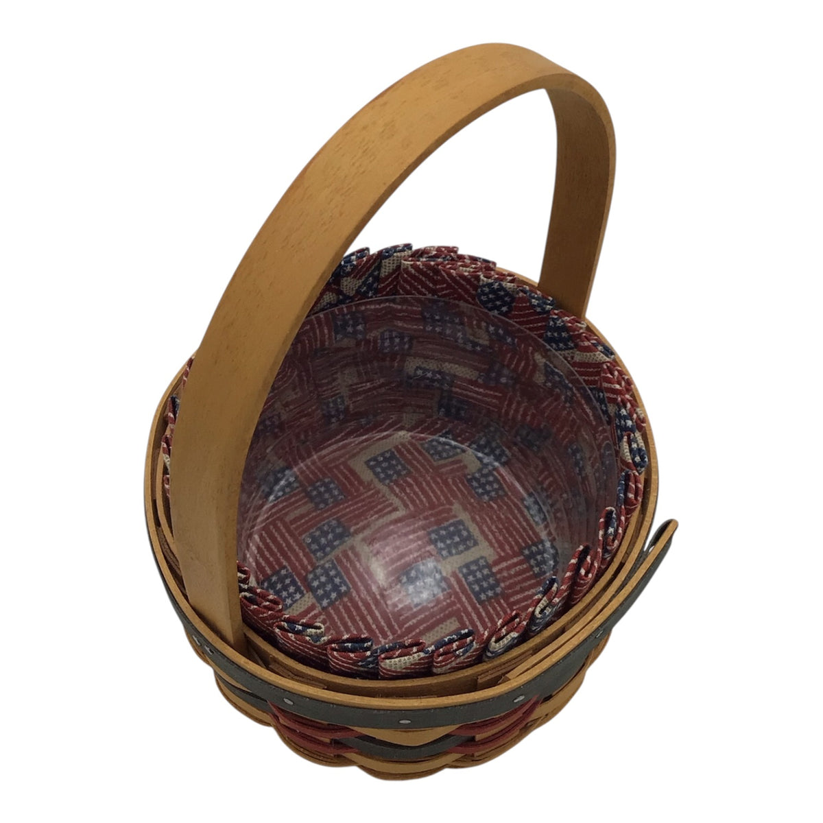 Longaberger 1997 Inaugural Basket w/ Liner & Protector