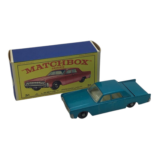 Lesney Matchbox Series #31 Lincoln Continental w/ Original Box