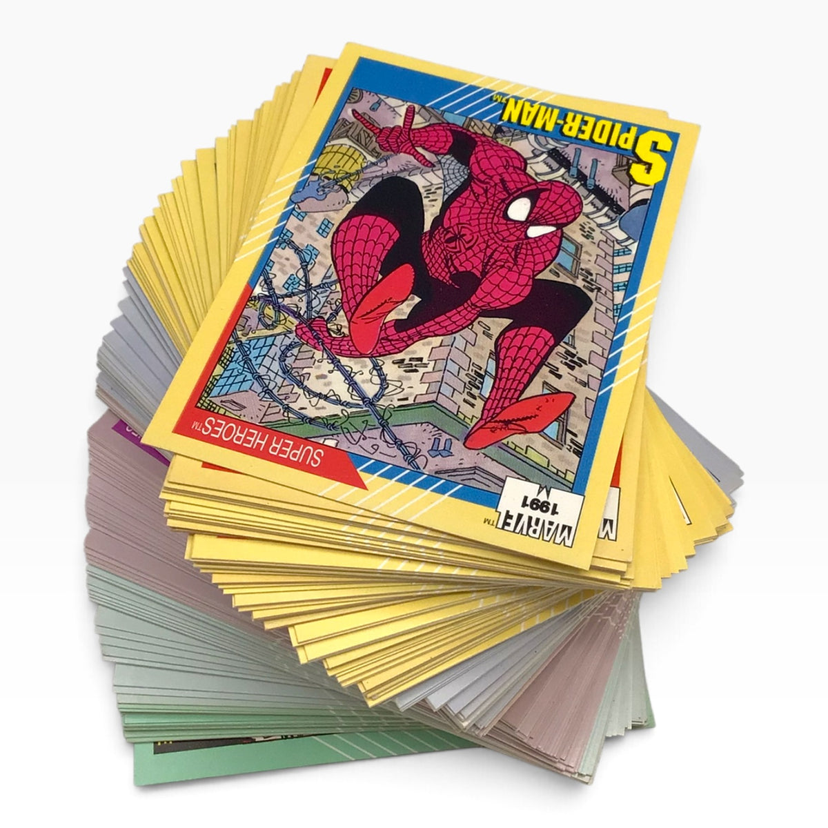 1991 Marvel Universe Series II Complete Trading Card Set – 162 Cards – Impel